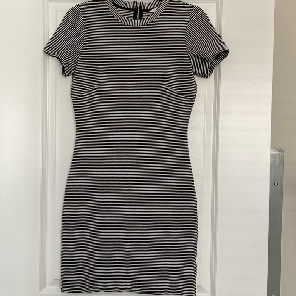 Stripped Casual Dress